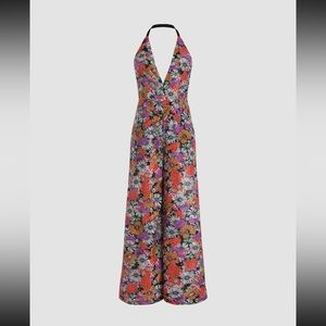 Floral 70s sequin jumpsuit from cider. Brand new with tags!